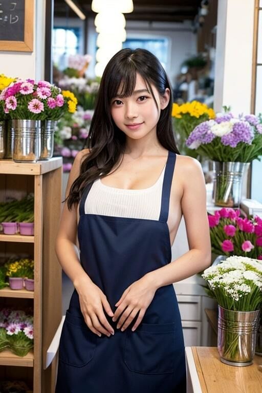 AI生成美女写真集 vol25 花屋美女_9