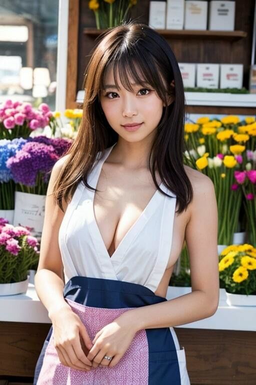 AI生成美女写真集 vol25 花屋美女_10