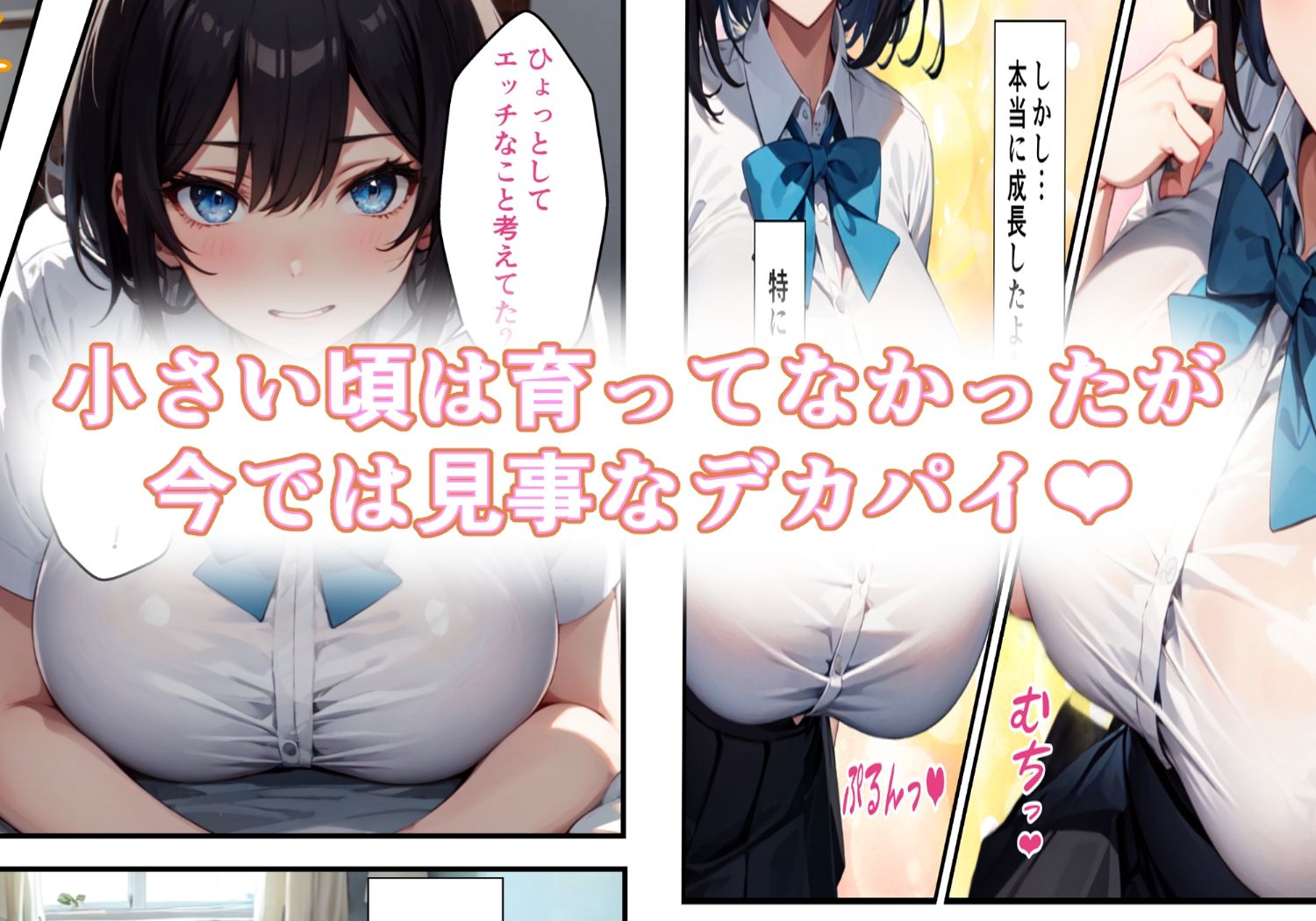 部屋に入り浸るデカ乳娘とHする話_2