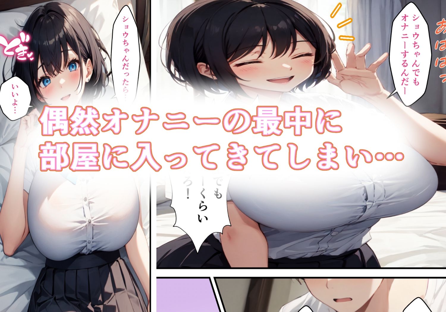 部屋に入り浸るデカ乳娘とHする話_3