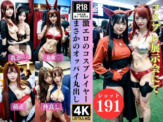 激エロのコスプレイヤー〜展示会でオッパイ丸出し191人〜_0