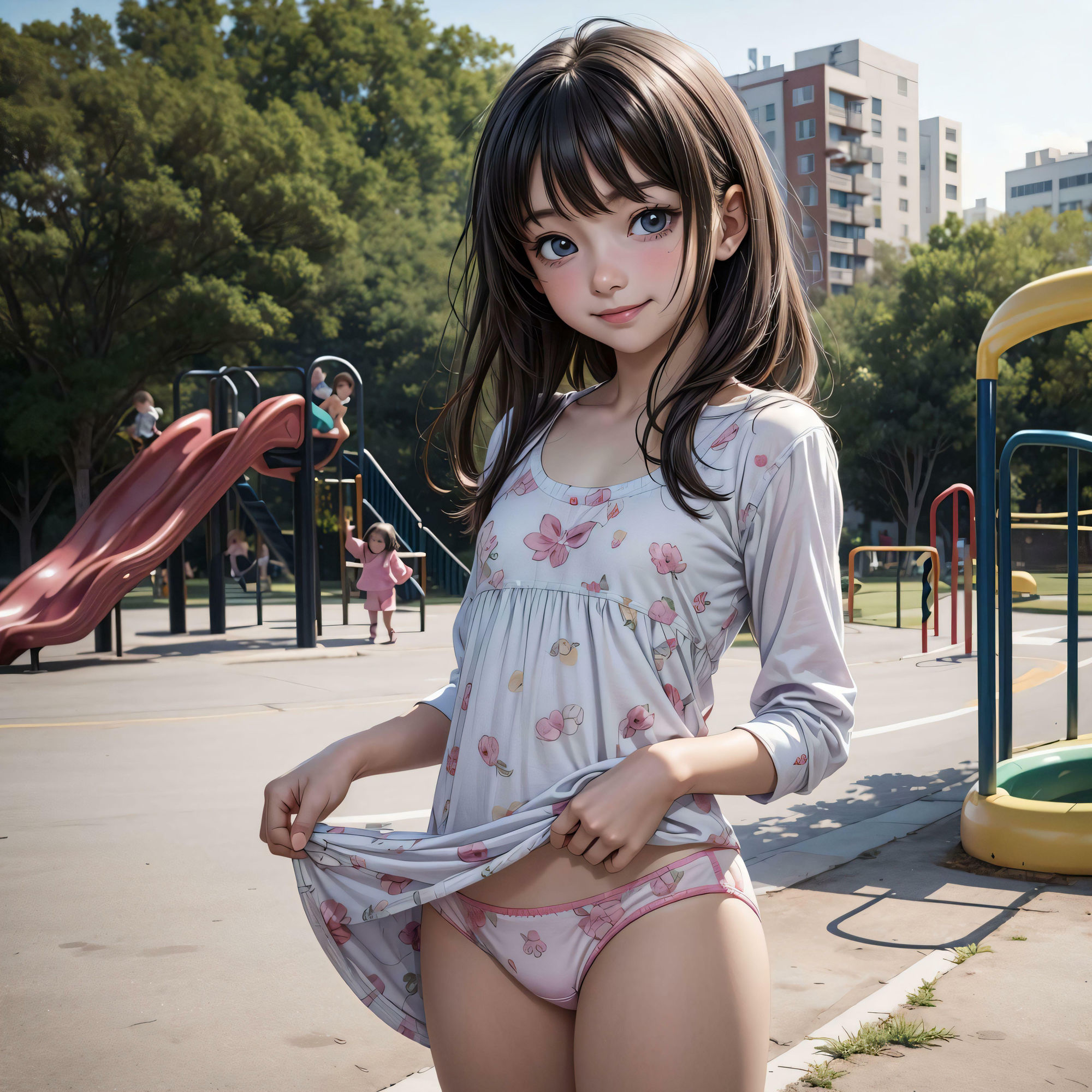 公園に行けば綿パンツ見せてくれる少女がいっぱいいる_5