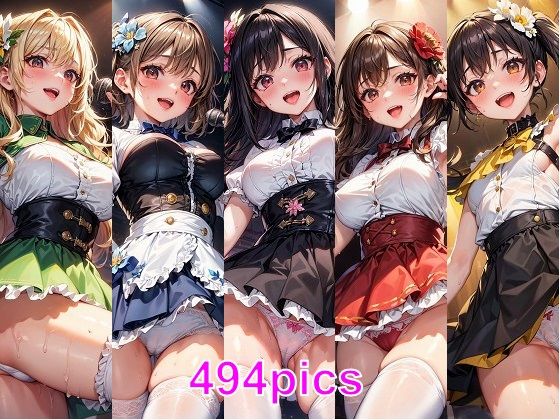 イマイチ売れないアイドルグループが、Pにそそのかされて枕営業をするCG集_0