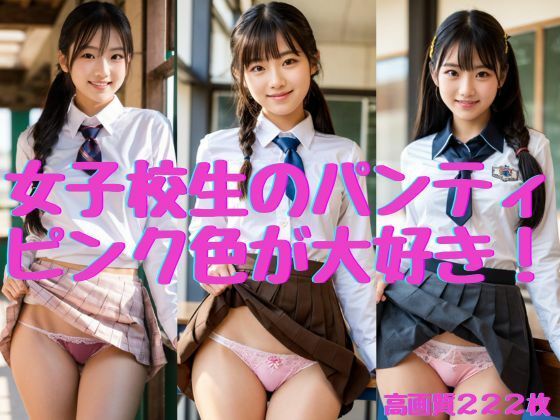 【女子校生のパンティ】ピンク色が大好き！_0