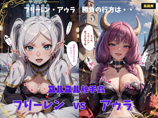 ヌルヌル触手姦 フリーレンVSアウラ【全キャラ版】_0