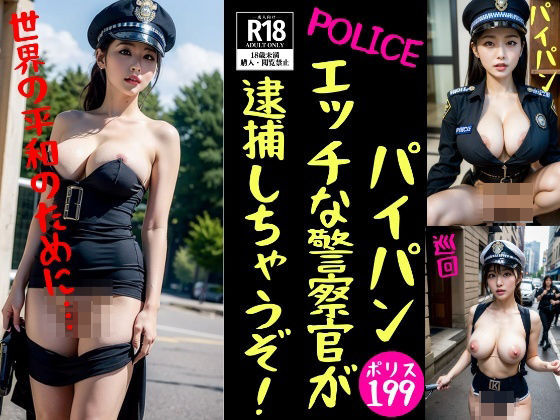 【パイパン警察官】エッチな警察官が逮捕しちゃうぞ！_0