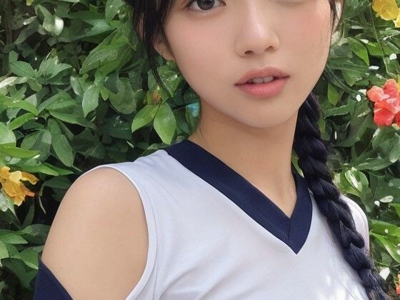 運動着姿が素敵な美女 AIグラビア写真集_0