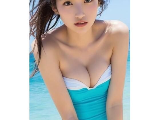 ワンピースの水着が美しい AIグラビア写真集_0