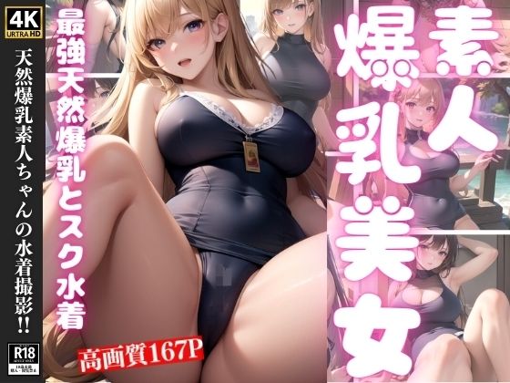 天然爆乳素人ちゃんの水着撮影？？_0