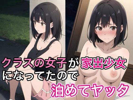 クラスの女子が家出少女になっていたので泊めてヤッタ_0