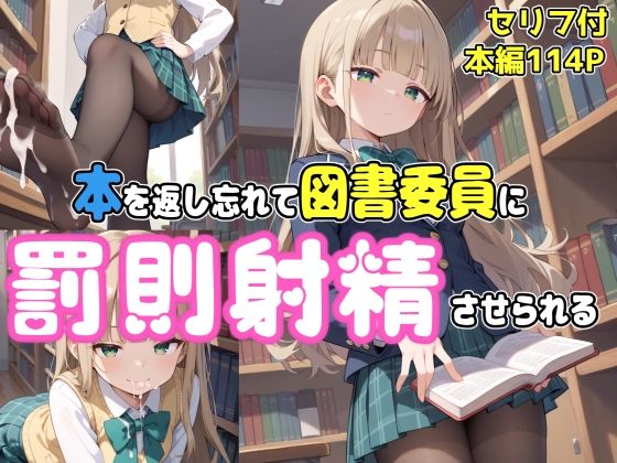 本を返し忘れて図書委員に罰則射精させられる_0