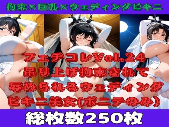 【微エロ】フェチコレVol.24吊り上げ拘束されて辱められるウェディングビキニの人妻（黒髪ポニテのみ）【総枚数250枚】_0