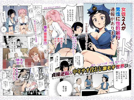 貞操逆転&中年サオ役おじ激モテ世界EX むっつりスケベ処女(どうてい)相手に無双するオレ